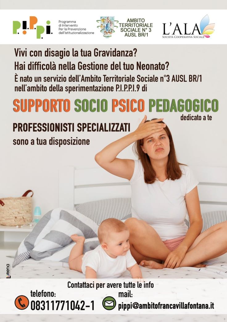 Supporto socio-psico-pedagogico per le mamme e i papà di Villa&nbsp;Castelli