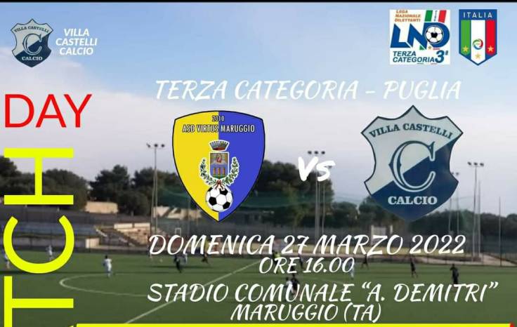 Villa Castelli Calcio trionfa a&nbsp;Maruggio