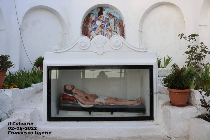 I ragazzi del Servizio Civile Universale – progetto “AGORA’ 2.0” per l’inaugurazione del&nbsp;Calvario