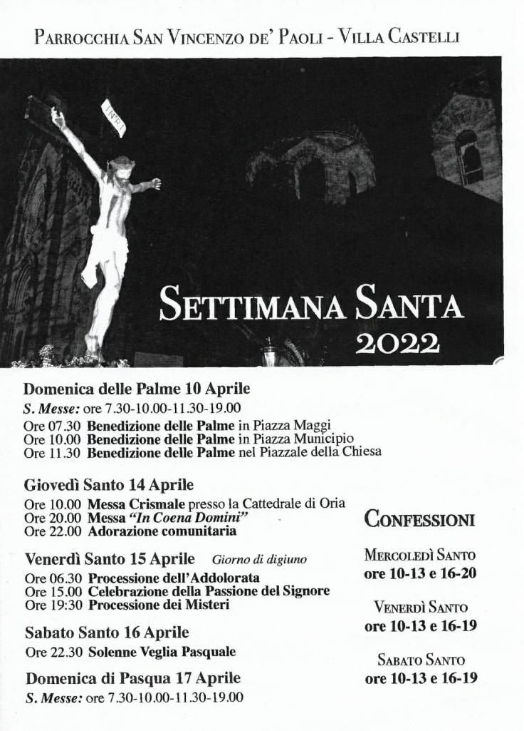 I Riti della Settimana Santa – tutti gli&nbsp;appuntamenti