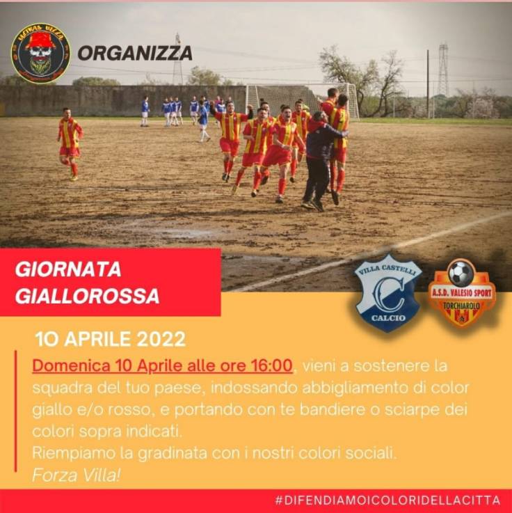 Giornata Giallo Rossa domenica 10 Aprile allo Stadio Comunale – l’invito dei Dangerous&nbsp;Boys
