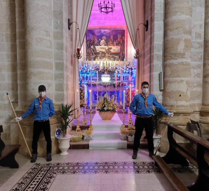 Picchetto d’onore all’Altare della Reposizione – la prima volta per i nostri&nbsp;Scout