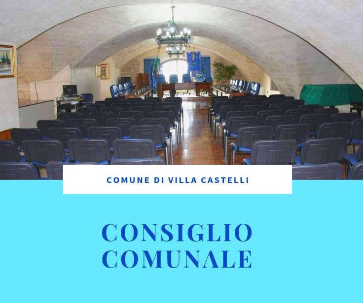 Consiglio Comunale domani 30 aprile alle&nbsp;14:00