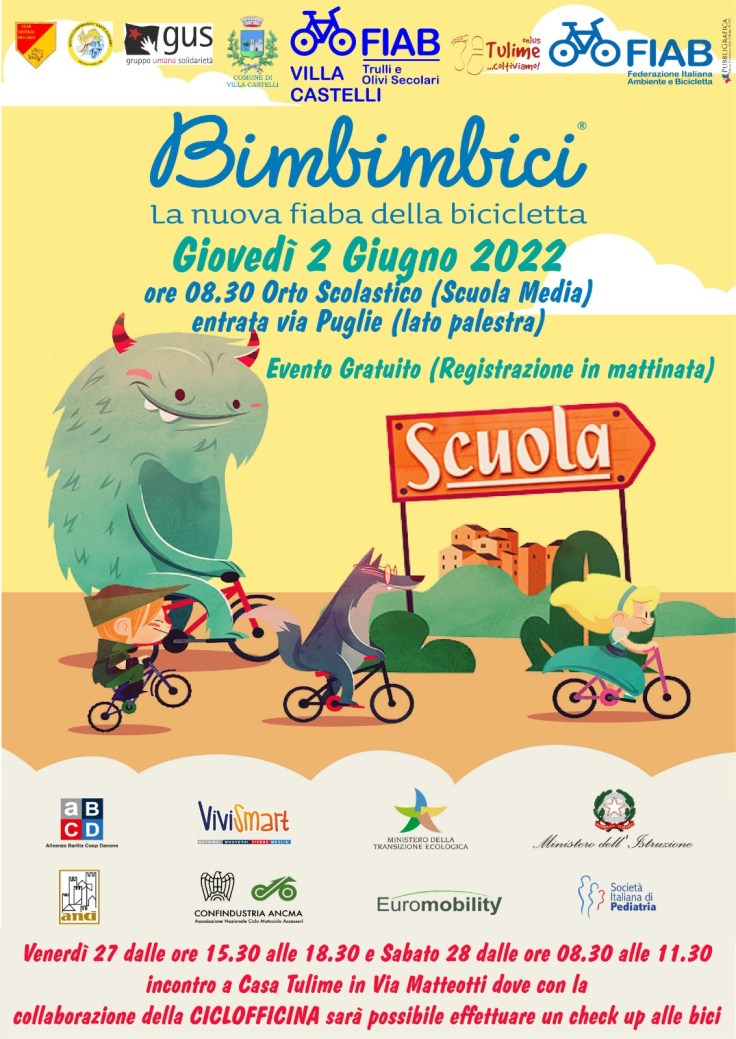 Torna Bimbimbici il 2 Giugno a Villa&nbsp;Castelli