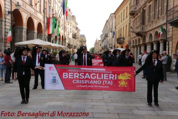 Tre compaesani al 69° Raduno dei Bersaglieri a&nbsp;Cuneo