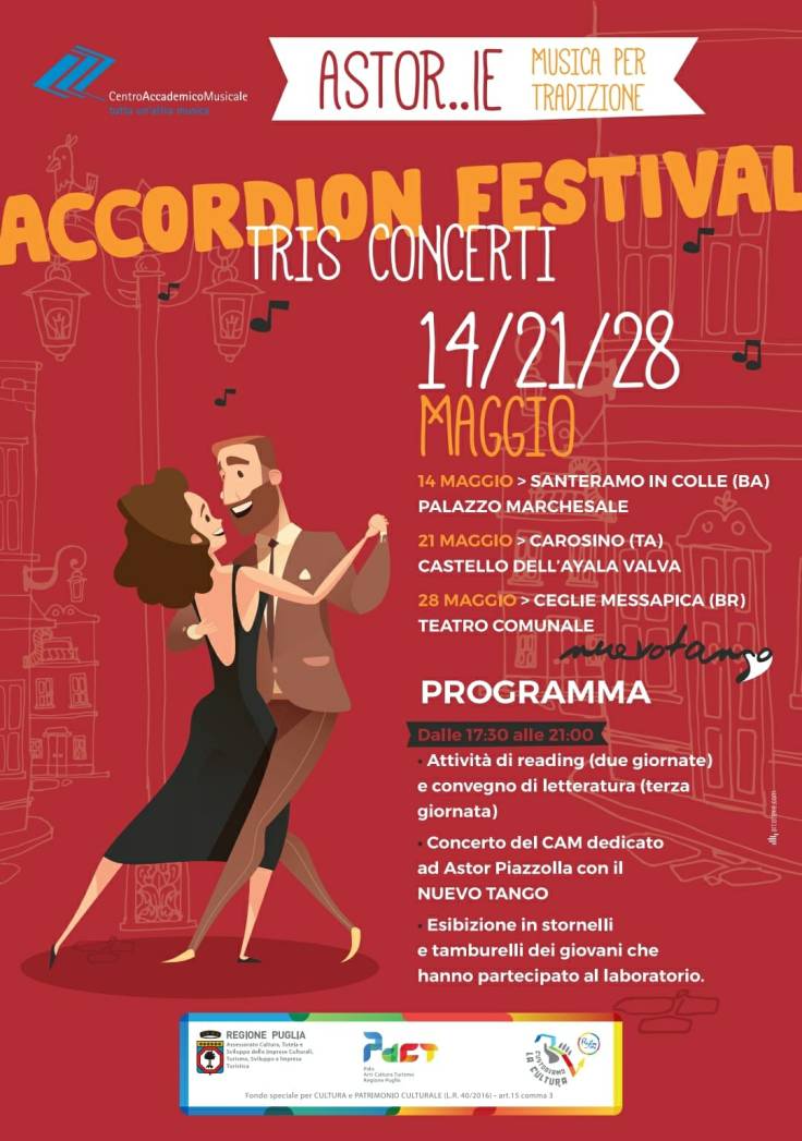 Tre giorni di concerti e reading itineranti a cura del Cam – Centro Accademico&nbsp;Musicale