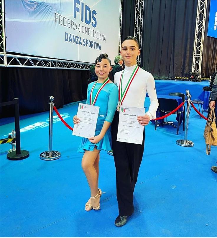 Due villacastellani confermano il podio ai campionati italiani di danza&nbsp;sportiva
