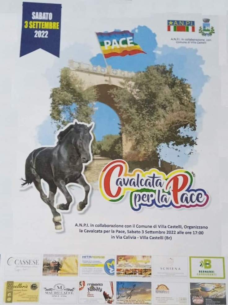 Cavalcata per la Pace a Villa Castelli