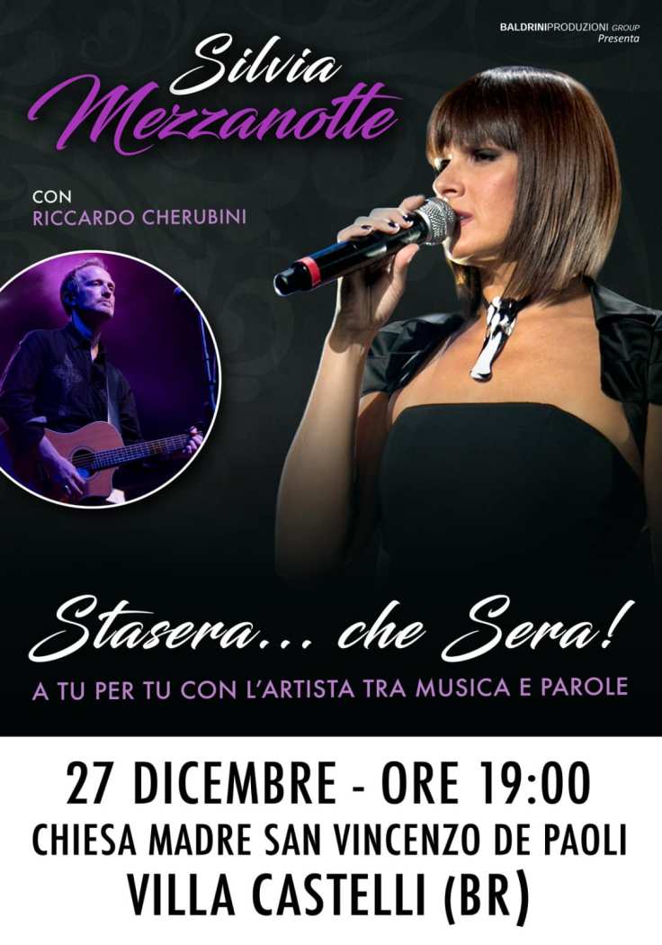 L’invito del sindaco Barletta allo spettacolo di Silvia Mezzanotte questa sera a Villa Castelli&nbsp;(video)