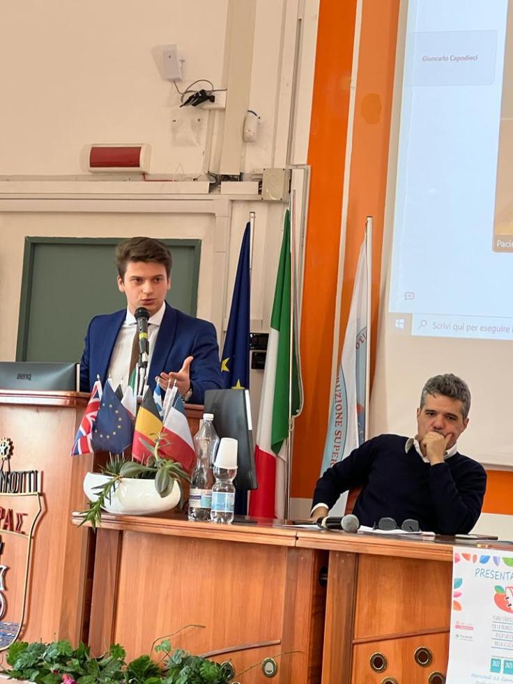 Il Presidente della Consulta Provinciale degli Studenti di Taranto Karol Capodieci tra i relatori del Piano Strategico per la Salute nelle&nbsp;scuole