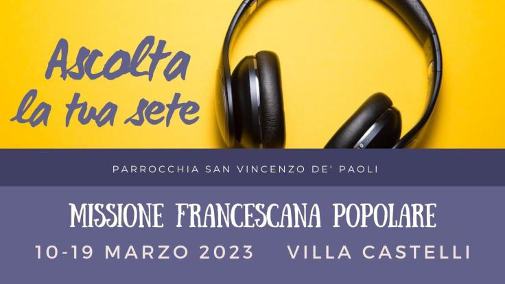 Villa Castelli si prepara per la Missione Francescana&nbsp;Popolare