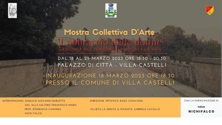 L’abbraccio delle Donne – Mostra collettiva a Villa Castelli