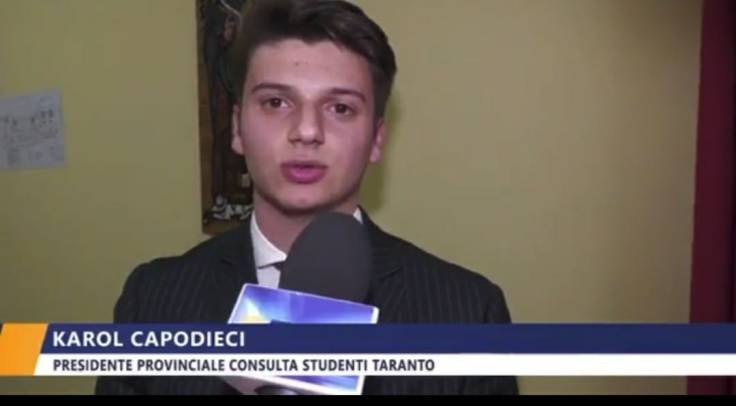 Consulta provinciale degli studenti – Il Presidente Karol Capodieci su Cambiamento Climatico e Cooperazione Internazionale (video)