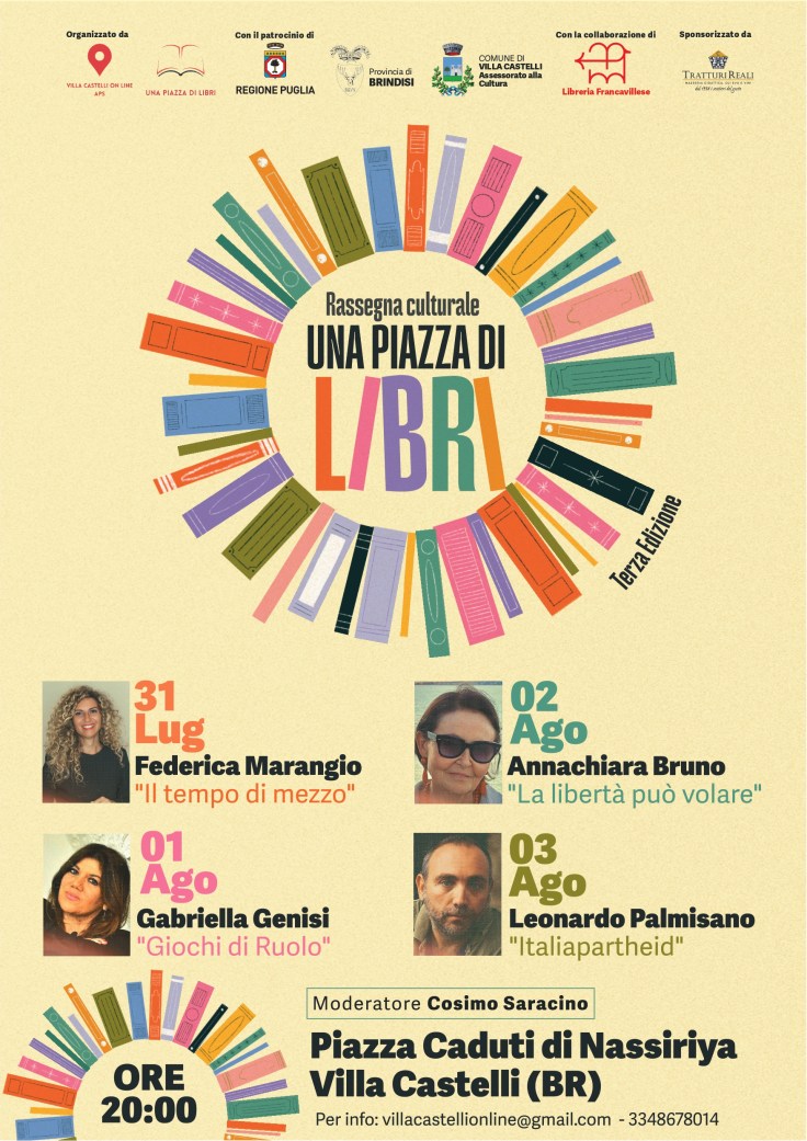 Parte a Villa Castelli la Terza Edizione di Una Piazza di&nbsp;Libri