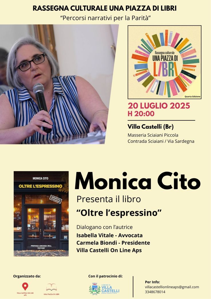 Torna per la 4ª edizione la Rassegna Culturale “Una Piazza di Libri” all’insegna della Parità di&nbsp;Genere